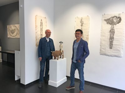 Philippe Brodzki et Zongying Shi chez ODRADEK